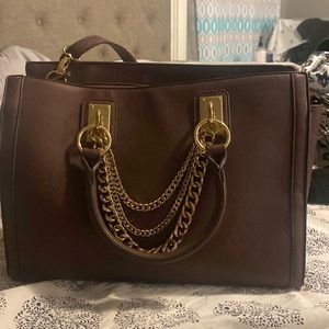 Large burgundy bag
